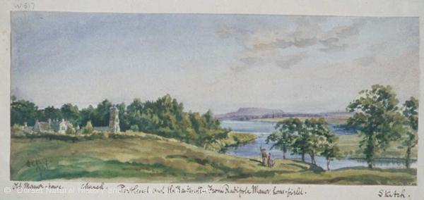 Radipole manor lower fields looking towards Portland CCO