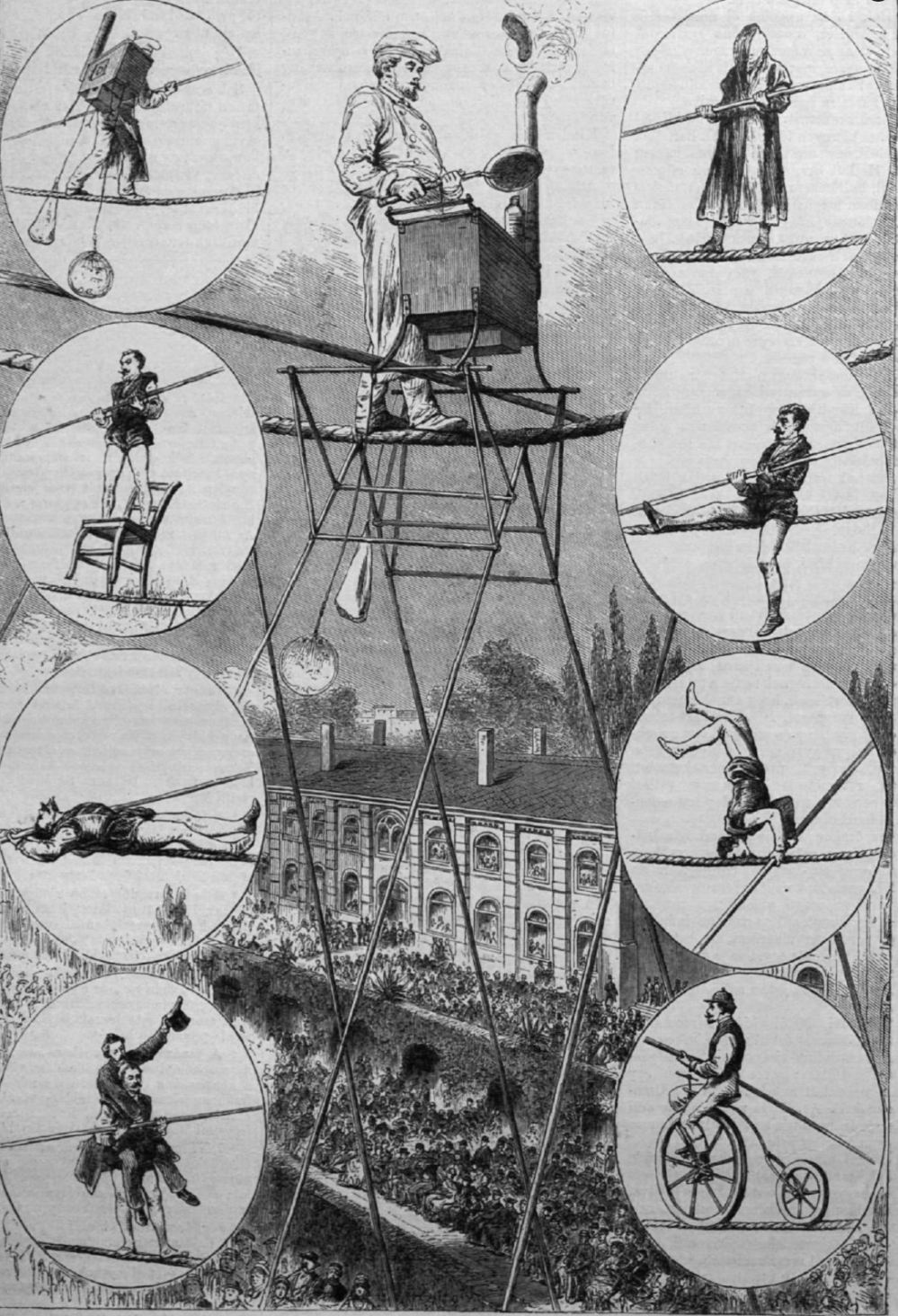 Charles Blondin tightrope walker