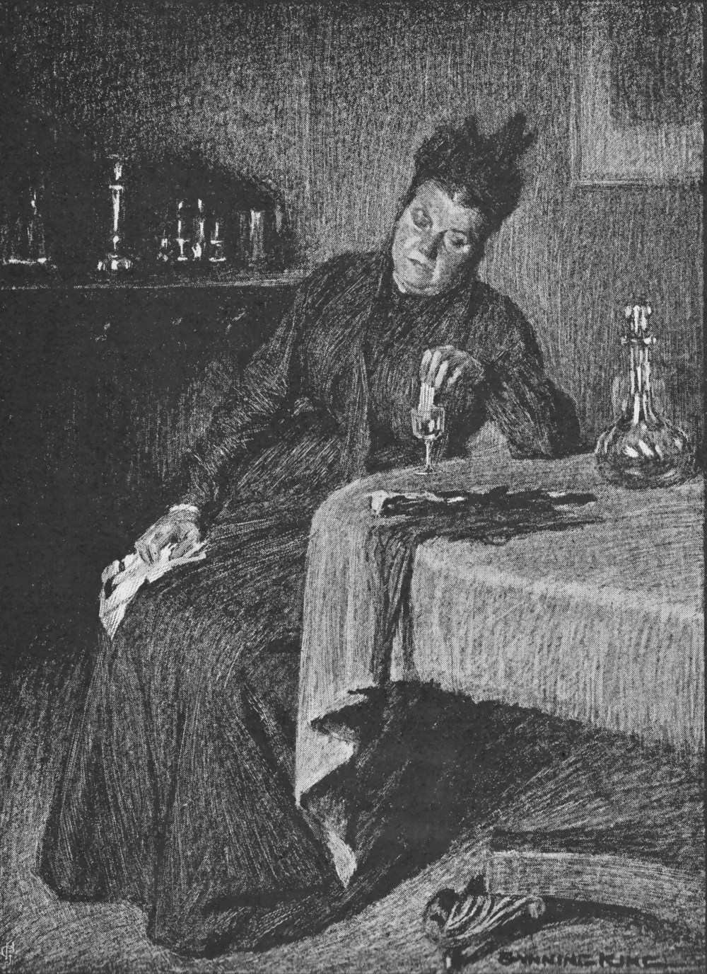 LONDON MAGAZINE 11 1906 LADY CHAIR