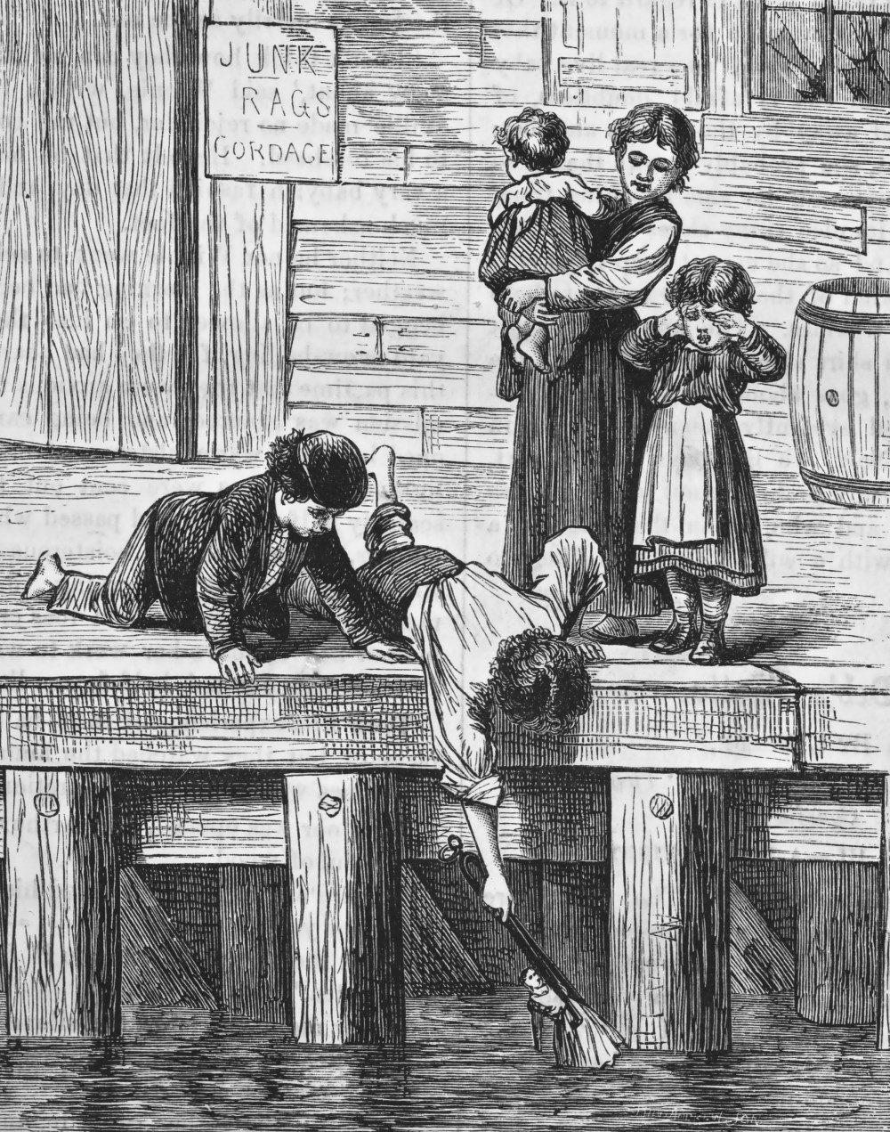 JUVENILE MAG 1889 dolly in water