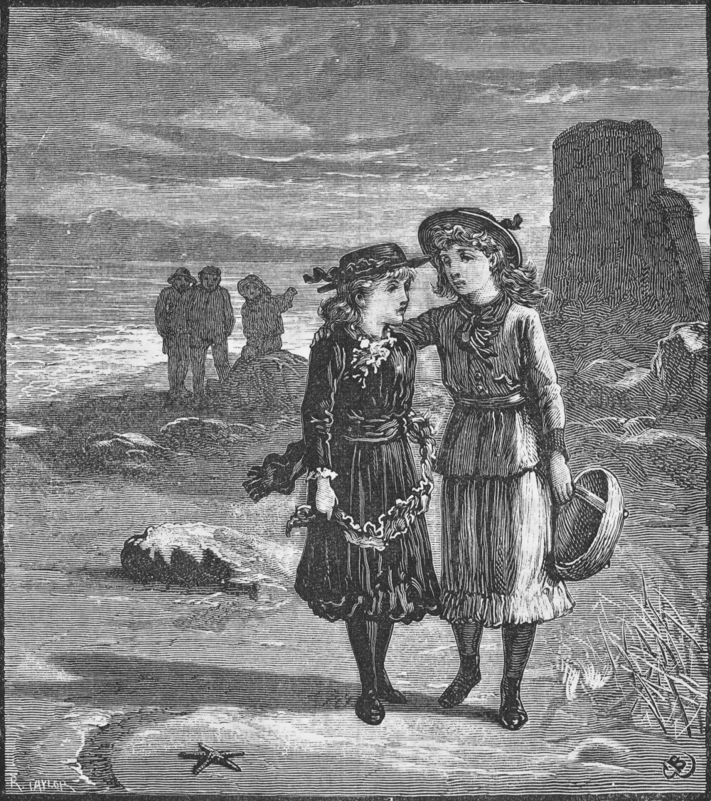 JUVENILE MAG 1889girls walking