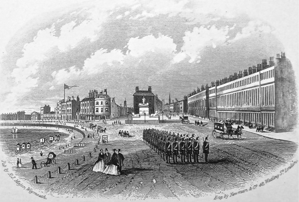 troops in front of Gloucester lodge