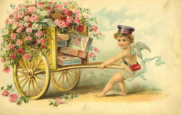 Victorian Valentines card