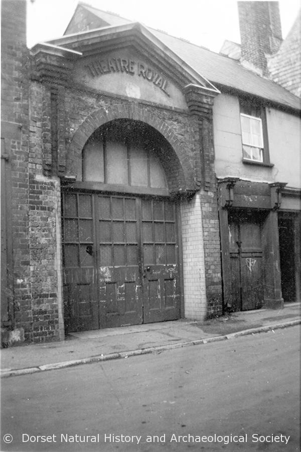 entrance to the old Theatre Royal Weymouth