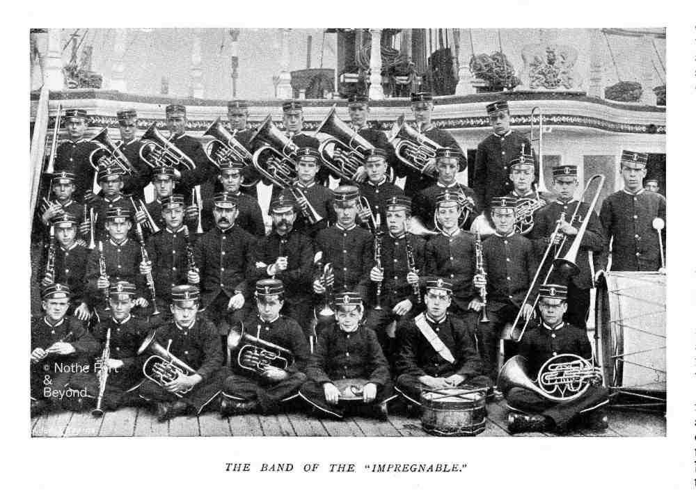 The naval band of the ship impregnable 1899 3